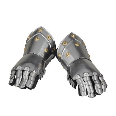 Image showing  Metal Replica Medieval Decorative Armor Gloves