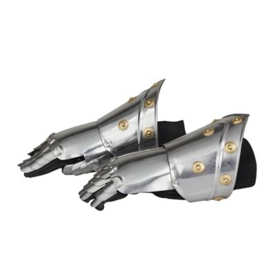 Image showing  Metal Replica Medieval Decorative Armor Gloves