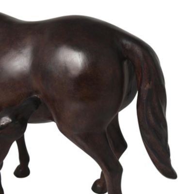 Image showing 6 th Harper & Willow Polyresin Horse Decorative Sculpture with Mom and Baby