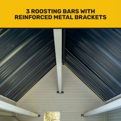 Image showing  Villa Chicken Coop, 12 Chicken Capacity, Gray