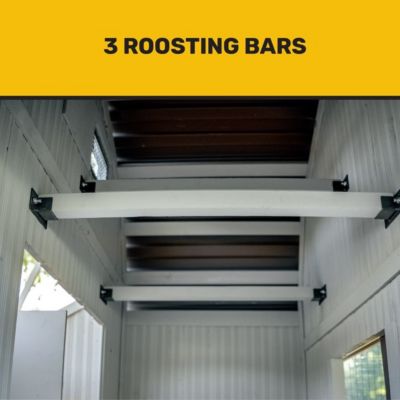 Image showing 6 th Producer's Pride Farmhouse Tractor Chicken Coop, 6 Chicken Capacity