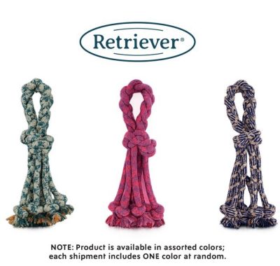 Image showing  Braided Loop Rope Dog Toy, Assorted