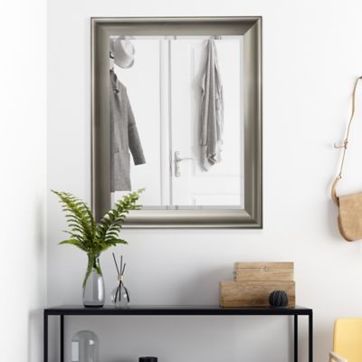 Image showing  Traditional Brushed Framed Wall Vanity Mirror