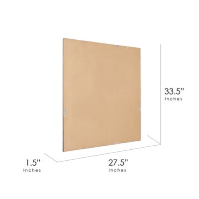 Image showing  Traditional Brushed Framed Wall Vanity Mirror