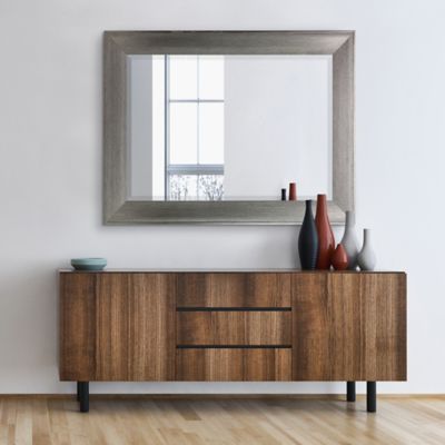 Image showing  Metallic Raised Lip Frame Wall Vanity Mirror