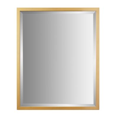 Image showing  Metal Framed Beveled Edge Rectangular Vanity Mirror