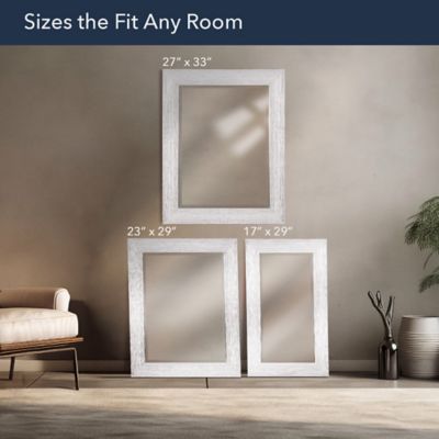 Image showing  Textured Frame Accent Wall Mirror