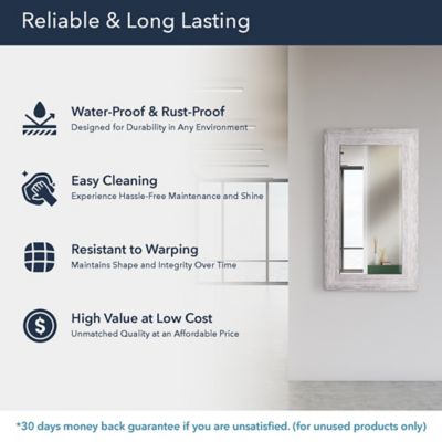 Image showing  Textured Frame Accent Wall Mirror