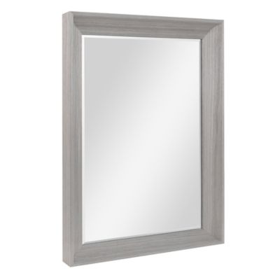Image showing  Transitional Driftwood Framed Wall Mirror