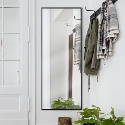 Head West Glossy Float Framed Leaner Wall Mirror