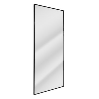 Image showing  Glossy Float Framed Leaner Wall Mirror