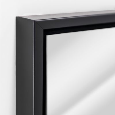 Image showing  Glossy Float Framed Leaner Wall Mirror