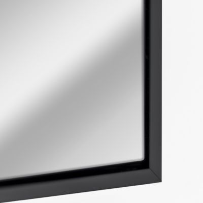 Image showing  Glossy Float Framed Leaner Wall Mirror