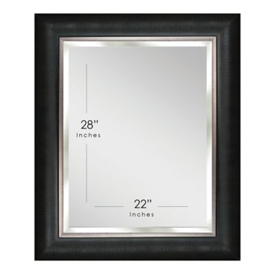 Image showing  Framed Mirror With Pewter Liner