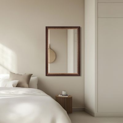 Image showing  Oil Rubbed Framed Wall Mirror