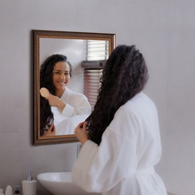 Image showing  Oil Rubbed Framed Wall Mirror