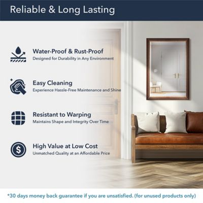 Image showing  Oil Rubbed Framed Wall Mirror