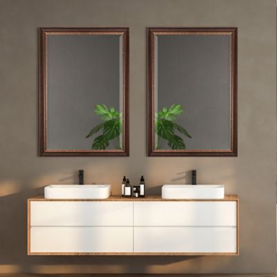 Image showing 7 th Head West Oil Rubbed Framed Wall Mirror