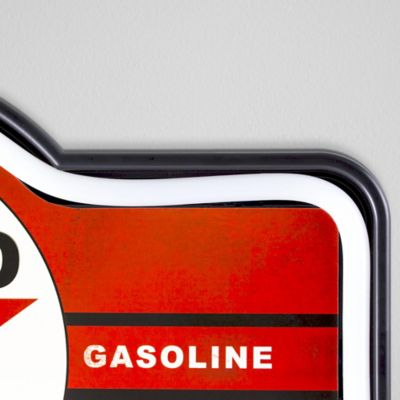 Image showing  Officially Licensed Vintage Texaco LED Neon Light Up Sign 9.5 in. x 17.5 in.