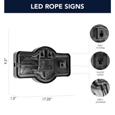 American Art Decor Dodge Super Bee Scat Pack LED Neon Light Sign Wall ...