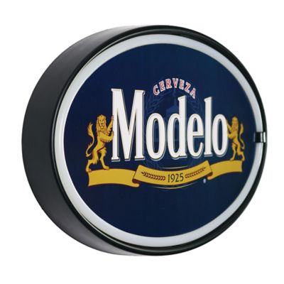 Image showing 5 th American Art Decor Officially Licensed Modelo Oval Neon LED Rope Wall Sign 16 in.x10 in.