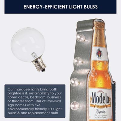 Image showing  Metal LED Modelo Especial Marquee Sign