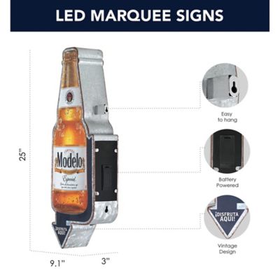 Image showing  Metal LED Modelo Especial Marquee Sign