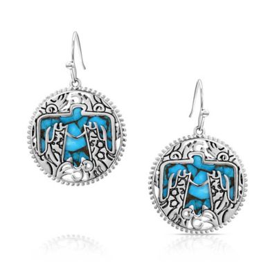 Montana Silversmiths Strength of the Thunderbird Earrings