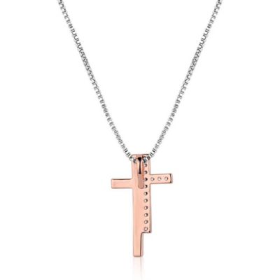 Image showing  Faithful Sunrise Cross Necklace