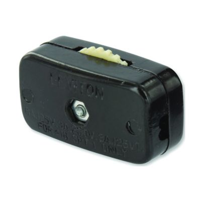 Leviton Pull Chain Switch 125/250 V 3 A 1 Pole ON/OFF 105 deg C 3 ft. Chain/Cord Metal Housing