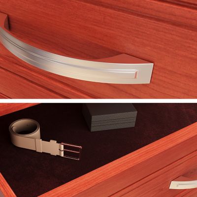 Image showing 5 th John Louis Home Solid Wood Walk-In Closet Organizer with 5-Drawers