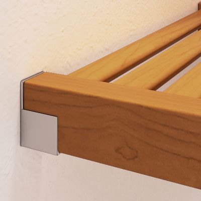 Image showing 8 th John Louis Home Solid Wood Reach-In Closet Organizer with 5-Drawers and Glass Doors