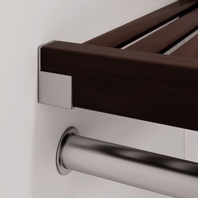 Image showing  Solid Wood Reach-In Closet Organizer with 3-Drawers and Solid Wood Doors