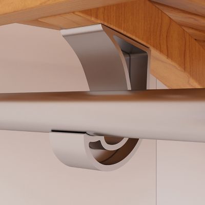 Image showing 7 th John Louis Home Solid Wood Reach-In Closet Organizer with 3-Drawers and Glass Doors