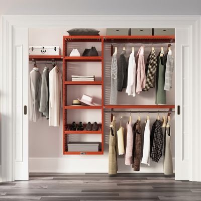Image showing  Solid Wood Reach-In Closet Organizer