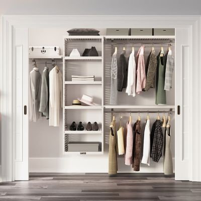 Image showing  Solid Wood Reach-In Closet Organizer