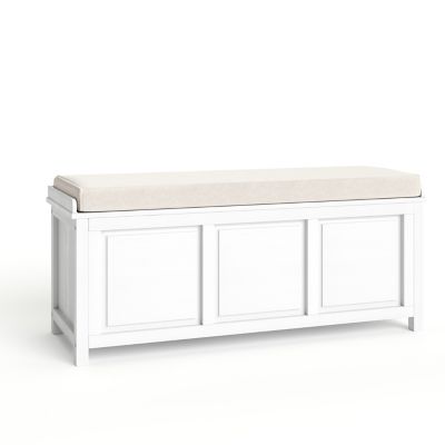 Image showing  Solid Wood Open Top Storage Bench