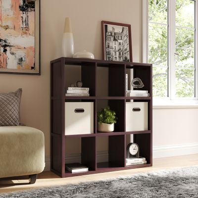 Image showing  Solid Wood 9-Cube Organizer