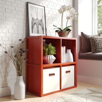 Image showing  Solid Wood 4-Cube Organizer
