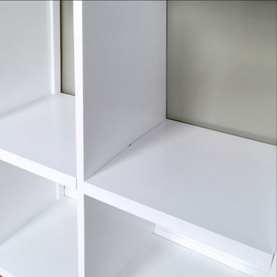 Image showing 5 th John Louis Home Solid Wood 4-Cube Organizer
