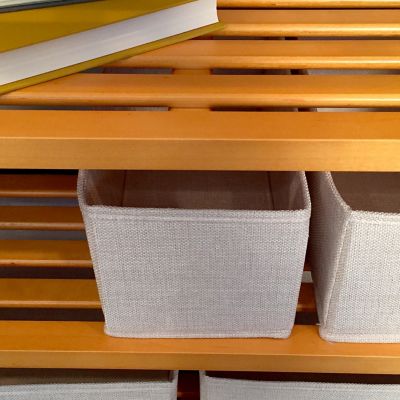 Image showing 3 th John Louis Home Solid Wood 2-Tier Storage Shelf Rack