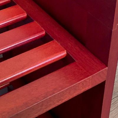 Image showing  Solid Wood Shoe Storage Rack