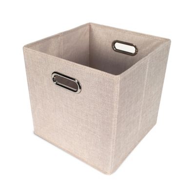 Image showing  Cube Tweed Storage Bin