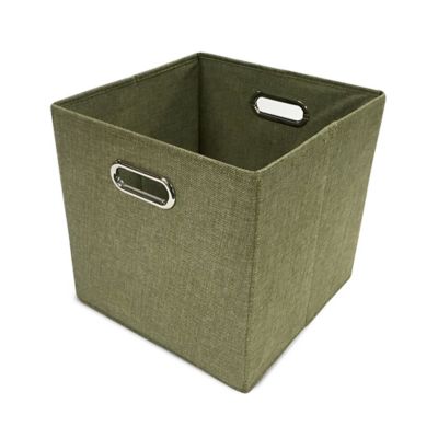 Image showing  Cube Tweed Storage Bin