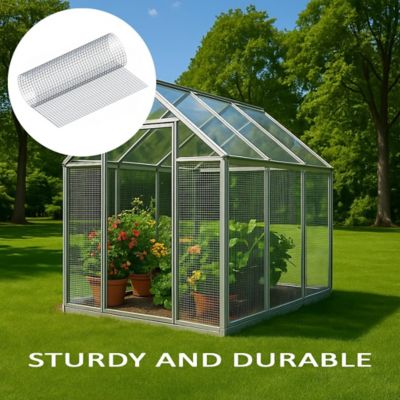 Image showing 6 th Ashman Online 48 in. x 100 ft. Hardware Cloth, 1/2 in. Mesh, 19 ga., Wire Fencing for Garden.