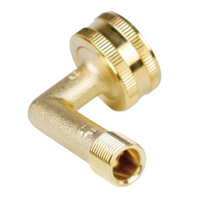 Image showing 5 th Certified Appliance Accessories 3/4 in. FGH (Female Garden Hose) x 3/8 in. MIP (Male Iron Pipe) Dishwasher Elbow