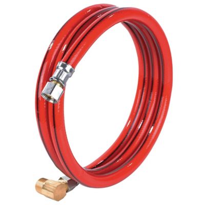 Image showing  6 ft. PVC Dishwasher Connector with Angled Elbow, 3/8 in. FCM x 3/8 in. FCM