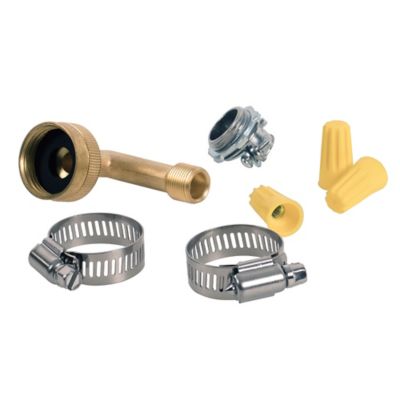 Image showing 8 th Certified Appliance Accessories Dishwasher Installation Kit with Right-Angle Plug Head
