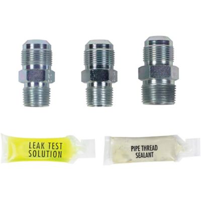 Image showing Certified Appliance Accessories 4 ft. Universal Gas Line Connector Kit