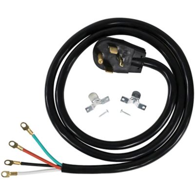 Certified Appliance Accessories 6 ft. 4-Wire Eyelet 30A Dryer Cord, 90-2024